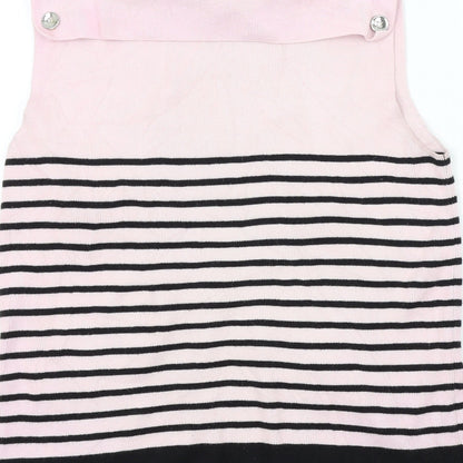 Womens UK Size 10 Preworn Pink Pullover Jumper