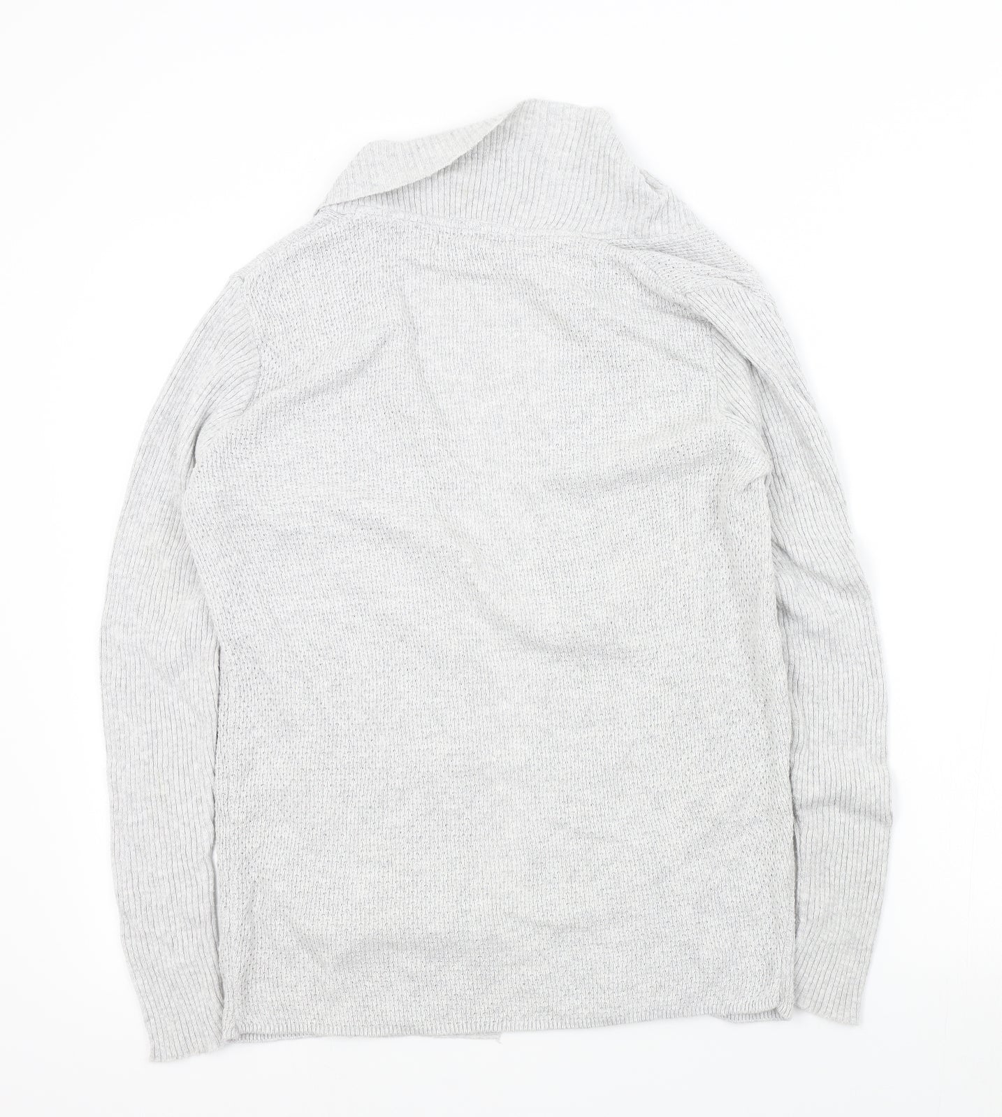Womens UK Size S River Island Grey Cardigan Jumper