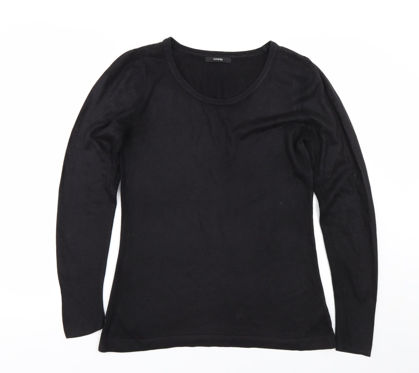 George Womens Black   Pullover Jumper Size 12