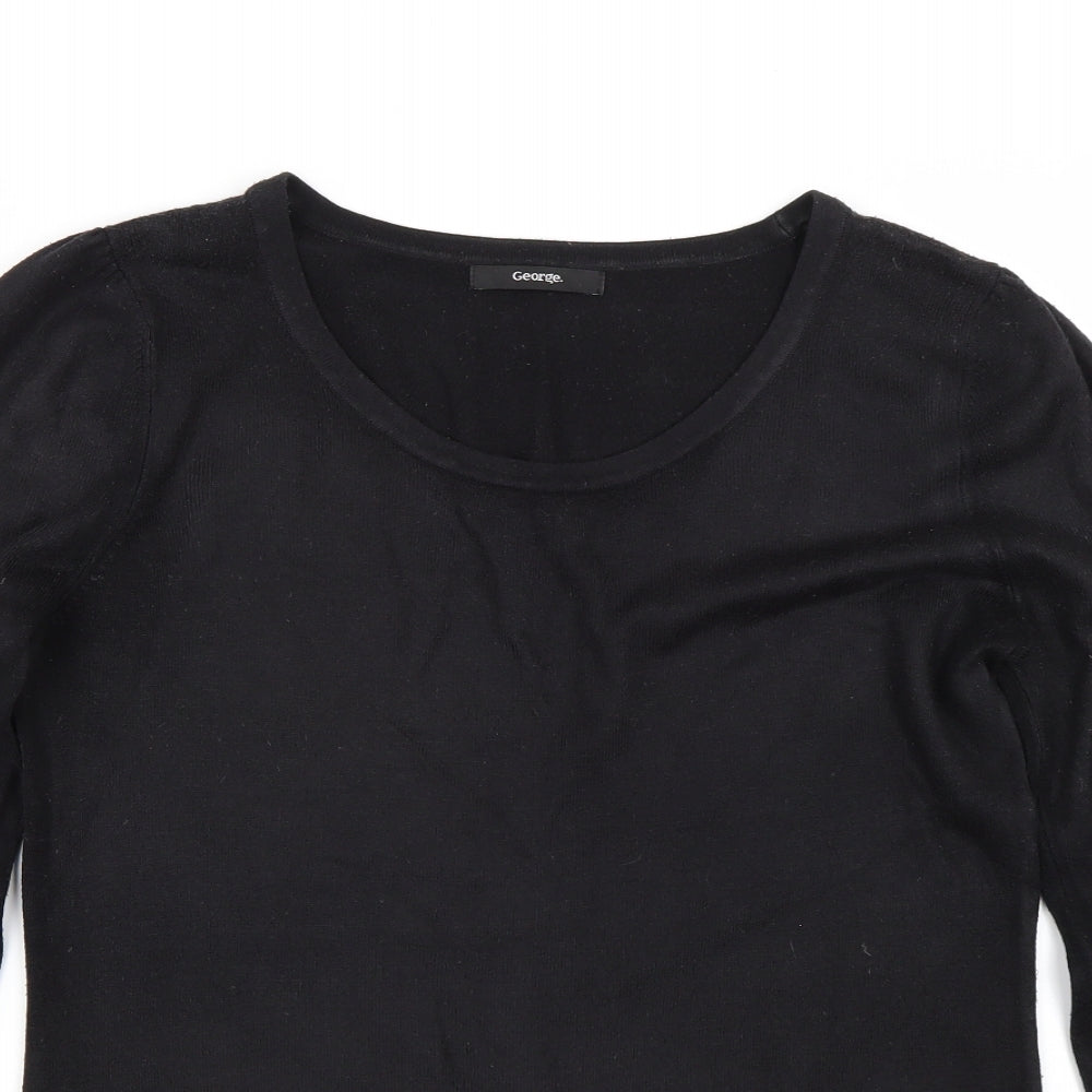 George Womens Black   Pullover Jumper Size 12