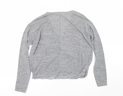 Womens UK Size M Springfield Grey Basic T-Shirt