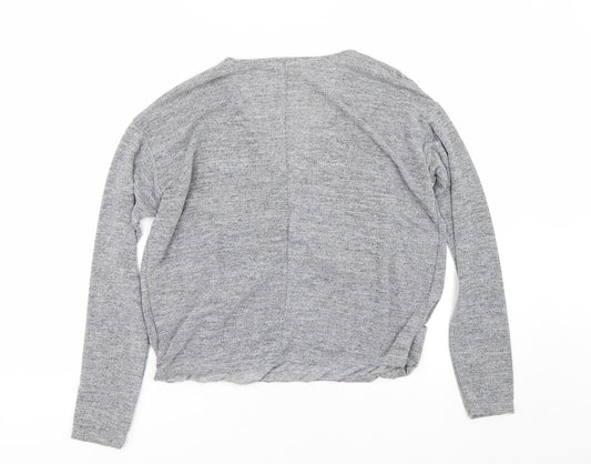 Womens UK Size M Springfield Grey Basic T-Shirt