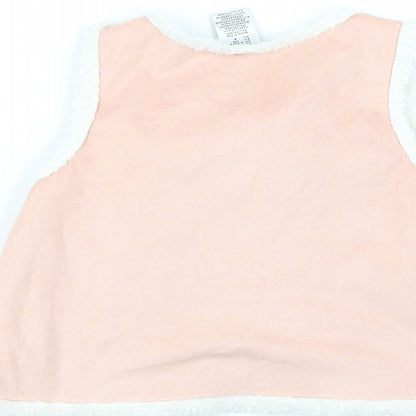 Preworn Girls Pink   Gilet Jacket Size 4-5 Years