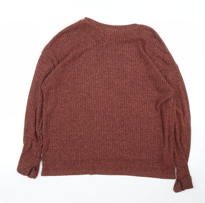 Primark Mens Orange   Pullover Jumper Size S