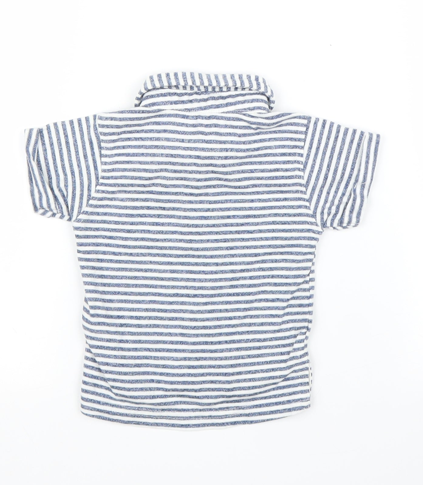 Peacock Boys White Striped  Basic Button-Up Size 6-9 Months