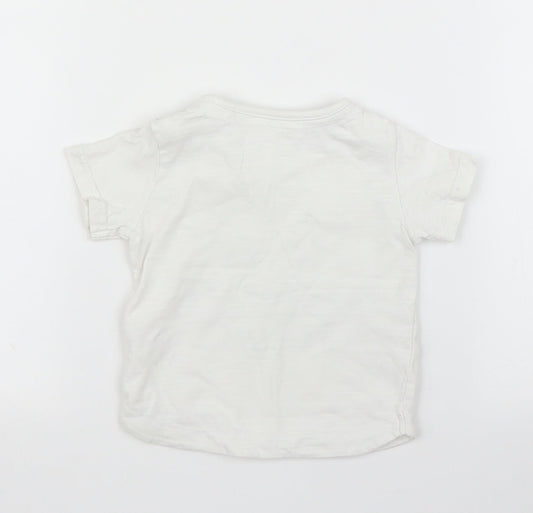 TU Baby White   Basic T-Shirt Size 0-3 Months