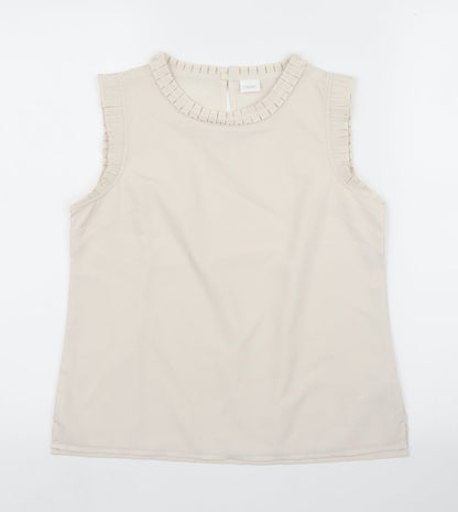 NEXT Girls Beige   Basic Blouse Size 12 Years