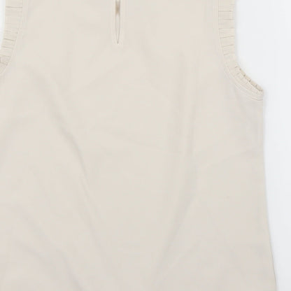 NEXT Girls Beige   Basic Blouse Size 12 Years