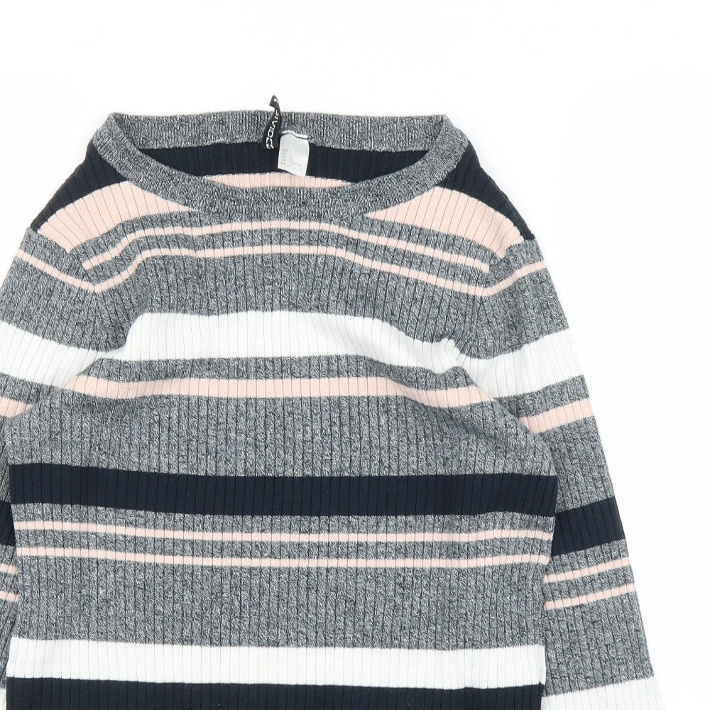 Womens UK Size L H&M Pink Pullover Jumper