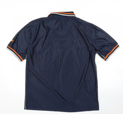 United Sports Brand Mens Blue    Polo Size M