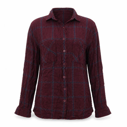 Womens UK Size 10 New Look Purple Basic Button-Up