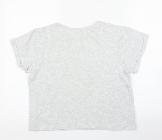New Look Girls Grey   Basic T-Shirt Size M