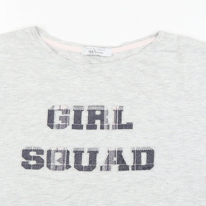 New Look Girls Grey   Basic T-Shirt Size M