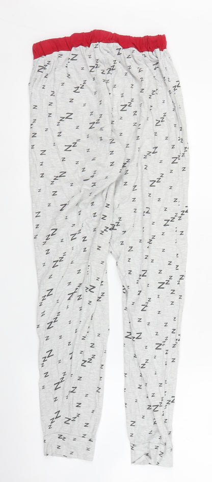 New Look Girls Grey Solid  Capri Pyjama Pants Size M