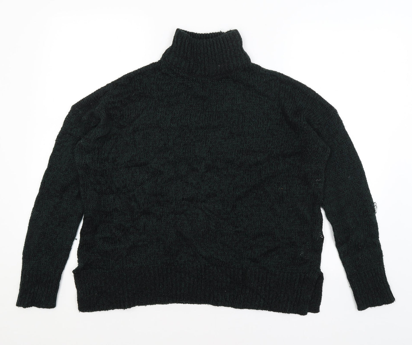 Womens UK Size M New Look Green Pullover Jumper