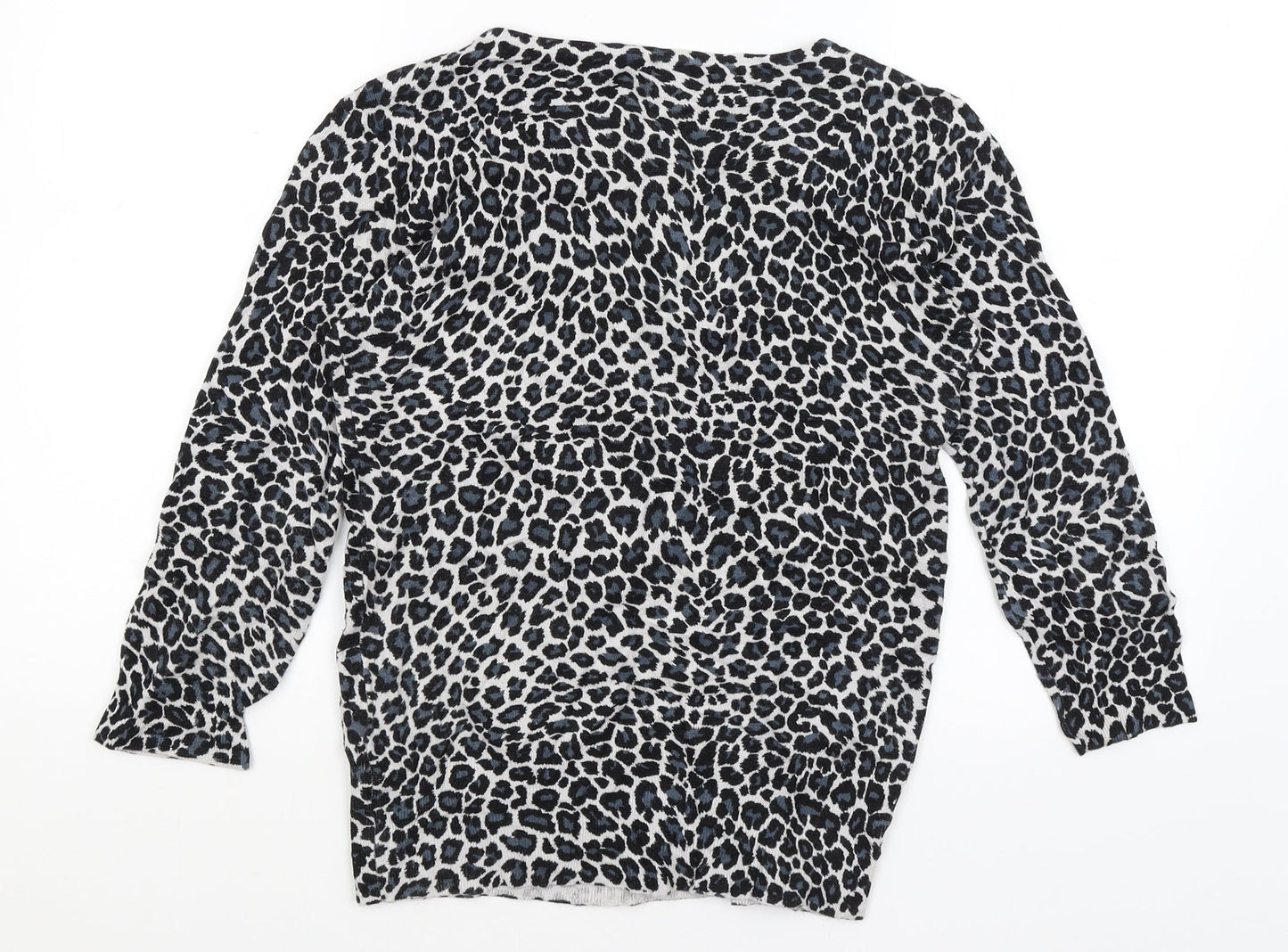 Womens UK Size M Preworn White Pullover Jumper