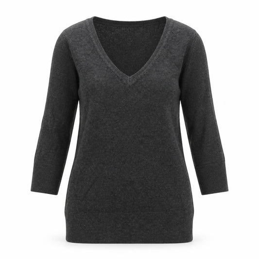 Womens UK Size 10 Therapy Grey Pullover Jumper