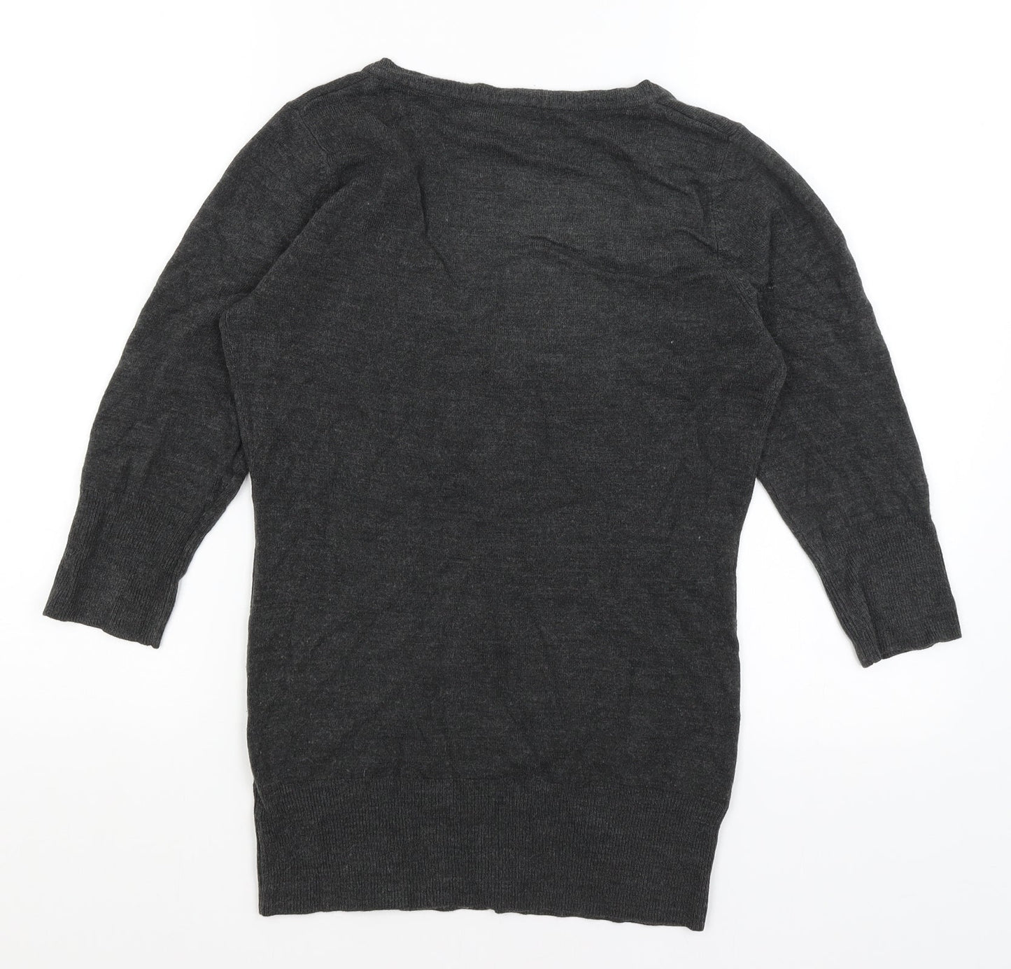 Womens UK Size 10 Therapy Grey Pullover Jumper