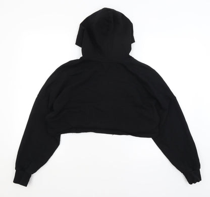H&M Womens Black   Pullover Hoodie Size S