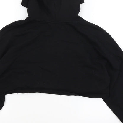 H&M Womens Black   Pullover Hoodie Size S