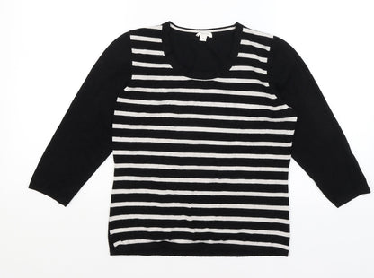 Womens UK Size S Precis Black Pullover Jumper
