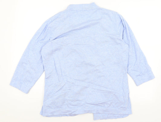 CC Womens Blue Striped  Pullover Jumper Size L