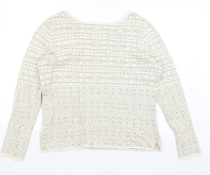 H&M Womens Beige   Pullover Jumper Size L