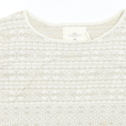 H&M Womens Beige   Pullover Jumper Size L