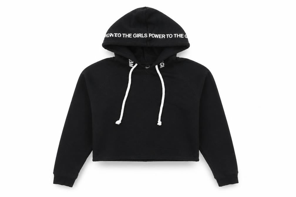Womens UK Size S Divided Black Pullover Hoodie