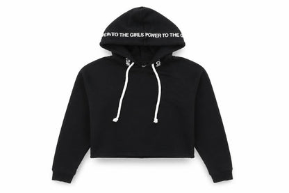 Womens UK Size S Divided Black Pullover Hoodie