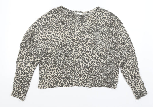 Womens UK Size XS H&M Beige Pullover Jumper