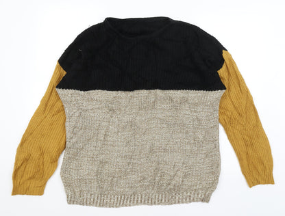 SheIn Womens Brown   Pullover Jumper Size M