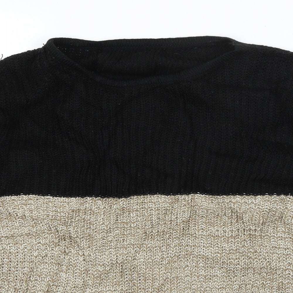 SheIn Womens Brown   Pullover Jumper Size M