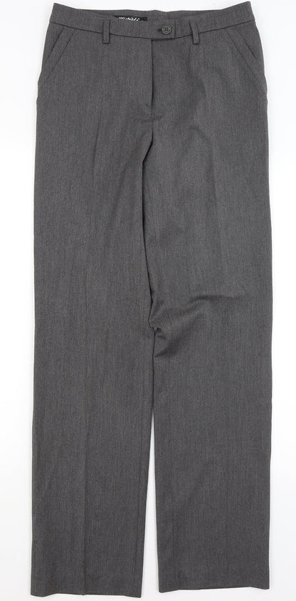 Womens UK Size 10 MICHELE Regular Fit  Grey Trousers