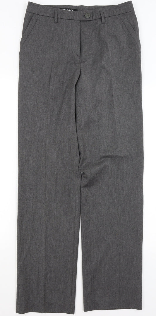 Womens UK Size 10 MICHELE Regular Fit  Grey Trousers