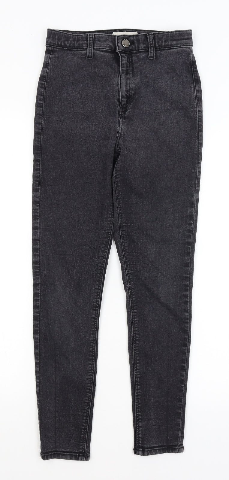Topshop Womens Grey   Skinny Jeans Size 28 in L25 in