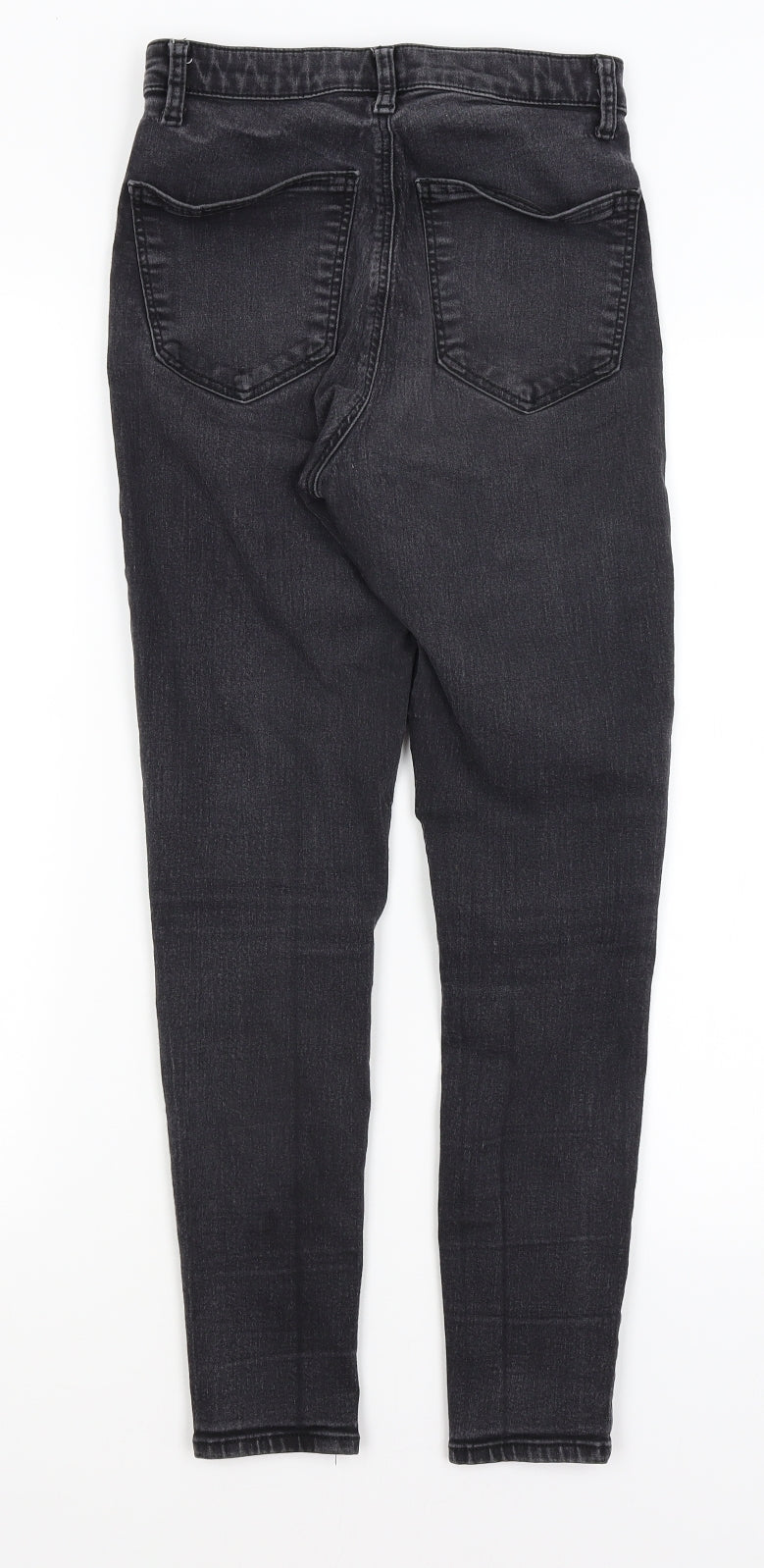 Topshop Womens Grey   Skinny Jeans Size 28 in L25 in