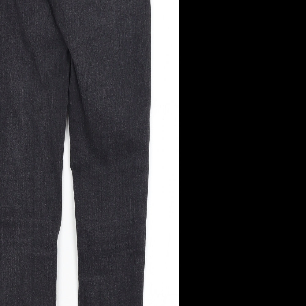 Topshop Womens Grey   Skinny Jeans Size 28 in L25 in