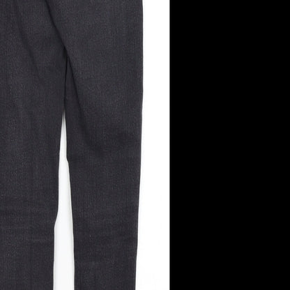 Topshop Womens Grey   Skinny Jeans Size 28 in L25 in