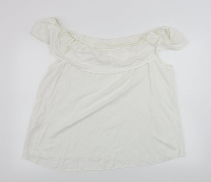 F&F  Womens White   Basic Blouse Size 22