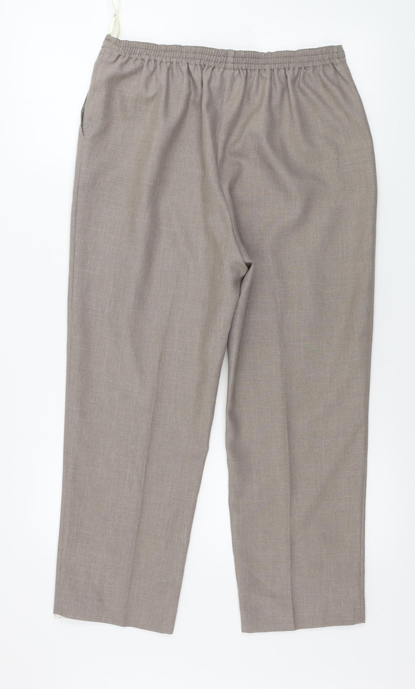 Womens UK Size 12 BHS Regular Fit  Beige Trousers