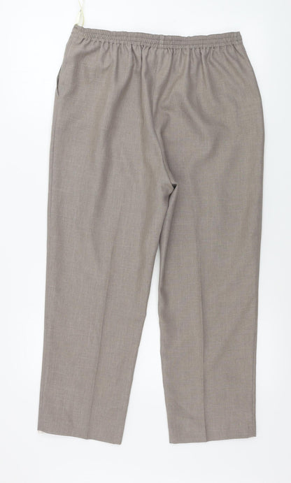 Womens UK Size 12 BHS Regular Fit  Beige Trousers