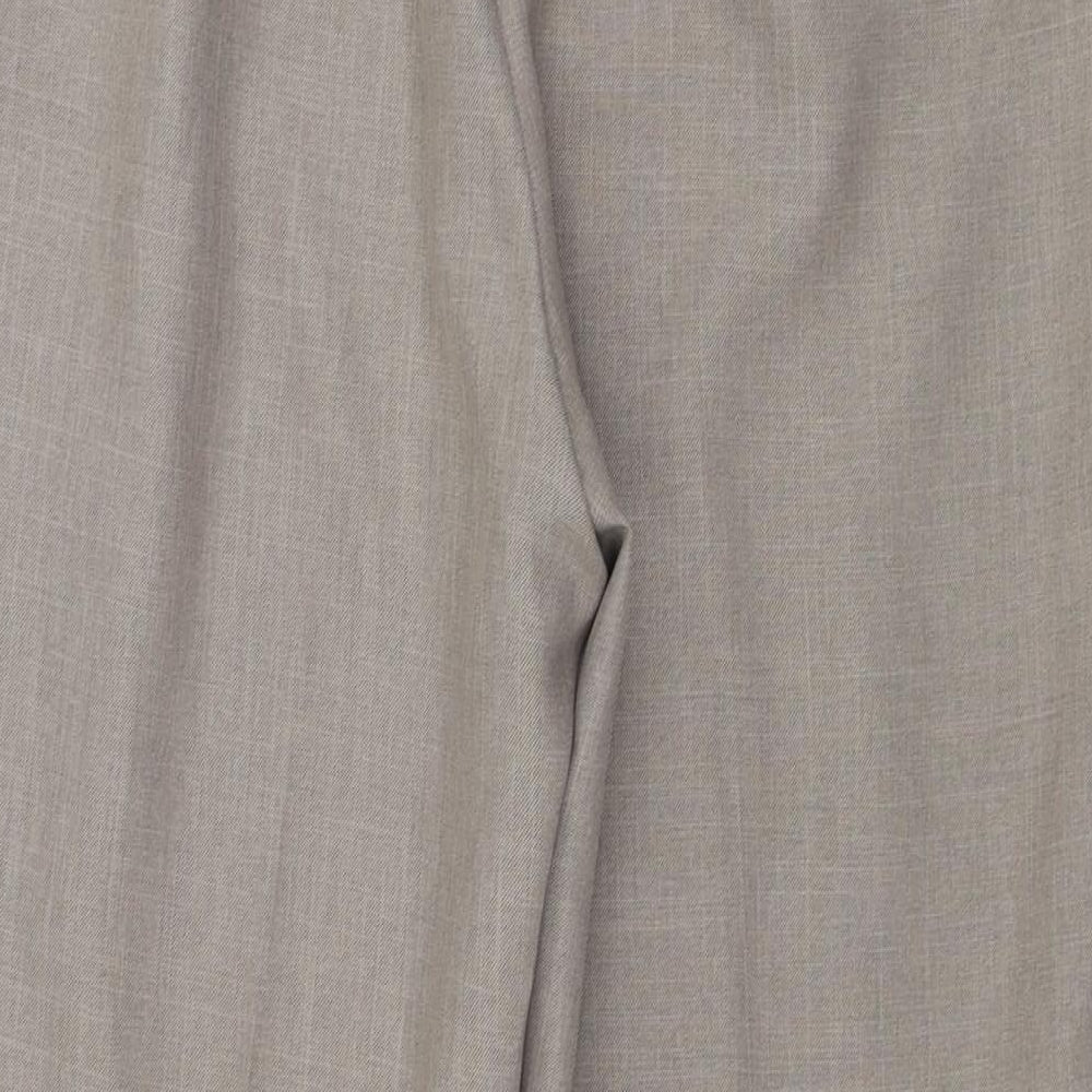 Womens UK Size 12 BHS Regular Fit  Beige Trousers