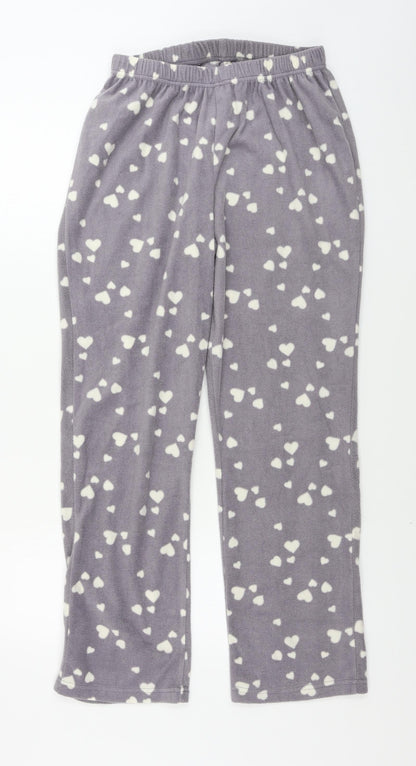 Womens UK Size 10 Preworn Regular Fit Sweatpants Grey Trousers