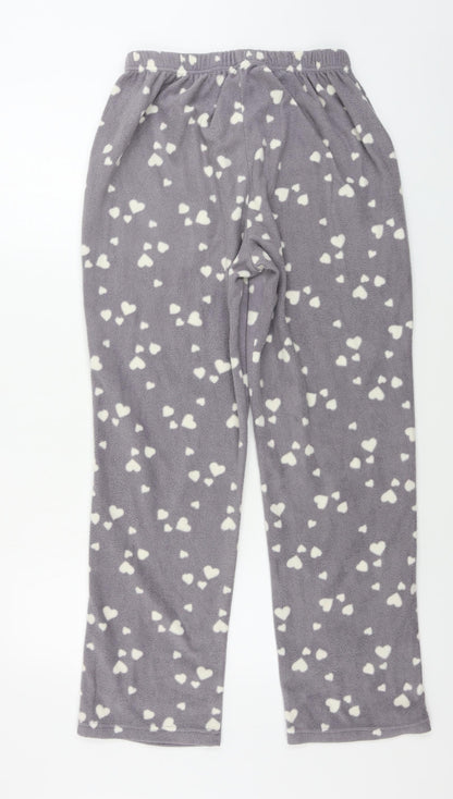 Womens UK Size 10 Preworn Regular Fit Sweatpants Grey Trousers