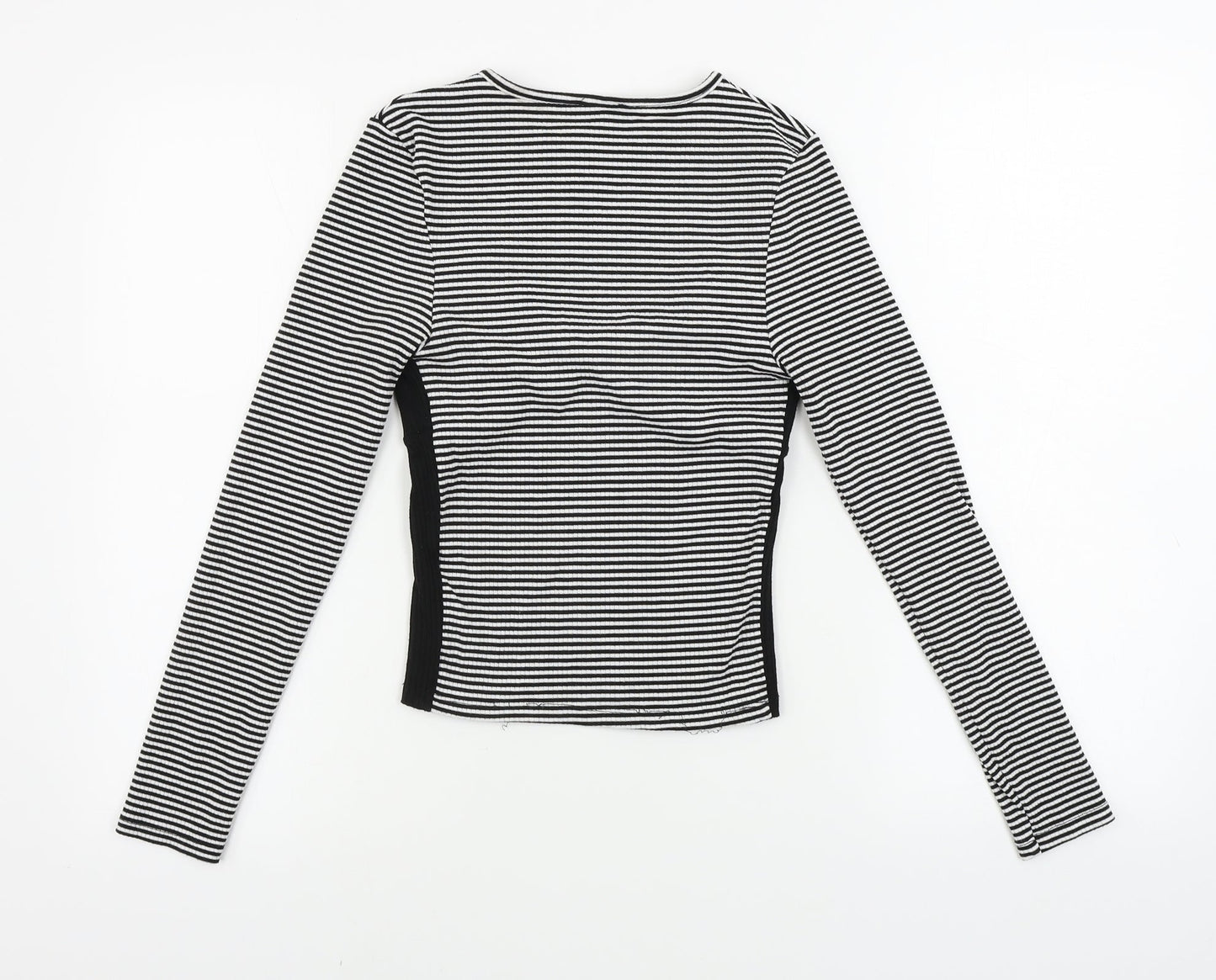 Primark  Womens White Striped  Pullover Jumper Size XS