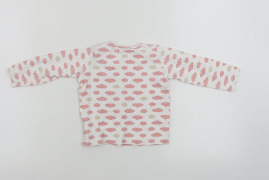 Lupilu Girls White   Basic T-Shirt Size 12-18 Months