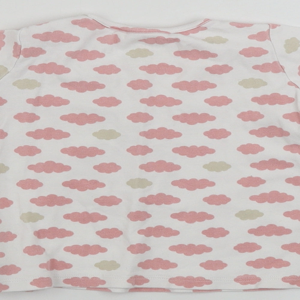 Lupilu Girls White   Basic T-Shirt Size 12-18 Months