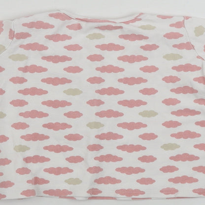 Lupilu Girls White   Basic T-Shirt Size 12-18 Months