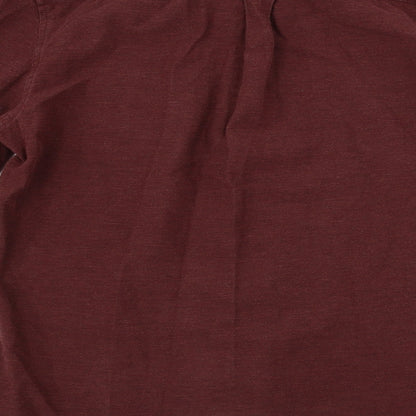 Mens UK Size M NEXT Brown  Button-Up Long Sleeve Casual Shirt